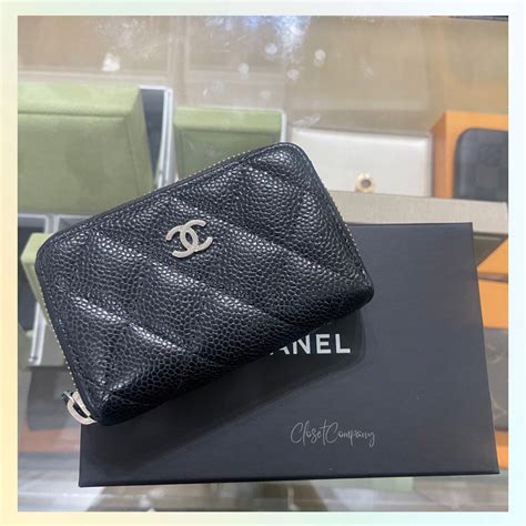 chanel card holder reddit|Chanel card holder zip wallet.